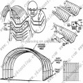 Screw-joint panel prefabricated steel house beamless roof project